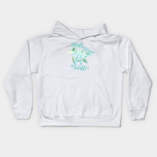 Skip a straw save a turtle #ClimateActionTP Kids Hoodie